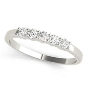 18K White Gold 1/20 ct tw Diamond Wedding Ring