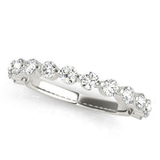 14K White Gold 3/8 ct tw Diamond Wedding Ring