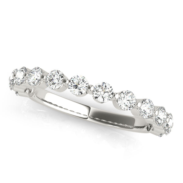 14K White Gold 3/8 ct tw Diamond Wedding Ring