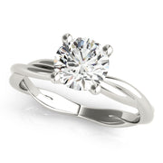 1CT Round Diamond Engagement Ring