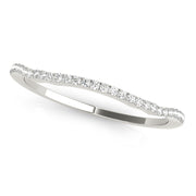 Platinum 1/10 ct tw Diamond Wedding Ring