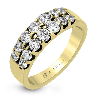 ZR414 Anniversary Ring in 14k Gold with Diamonds