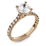 Engagement Ring in 14k Gold with Diamonds