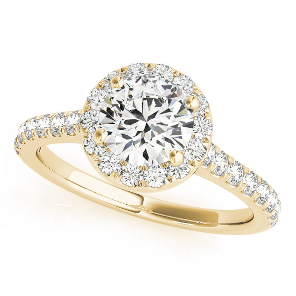 Halo Diamond Engagement Ring