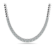 Round Diamond Multi-Stone Fashion Necklace