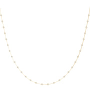 14K Yellow Gold Round Diamond Fashion Necklace