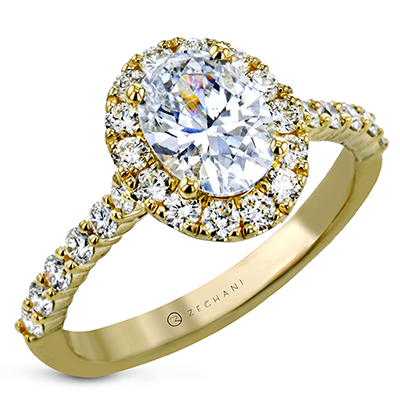 Wedding Set in 14k Gold with Diamonds