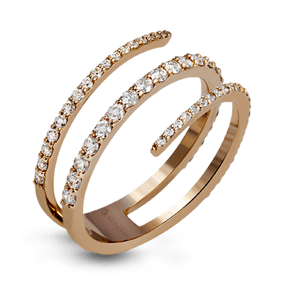 Right Hand Ring in 14k Gold with Diamonds