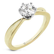 Engagement Ring in 14k Gold