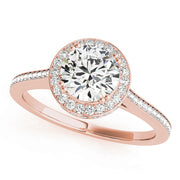 Halo Diamond Engagement Ring