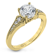 ZR1784 Engagement Ring in 14k Gold with Diamonds