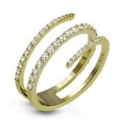 Right Hand Ring in 14k Gold with Diamonds