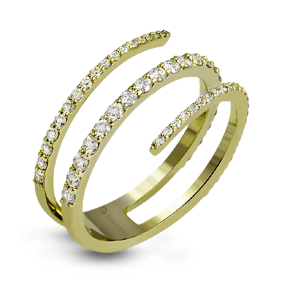 Right Hand Ring in 14k Gold with Diamonds