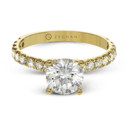 Engagement Ring in 14k Gold with Diamonds