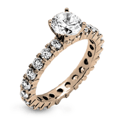 ZR39-A Engagement Ring in 14k Gold with Diamonds