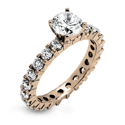 ZR39-A Engagement Ring in 14k Gold with Diamonds