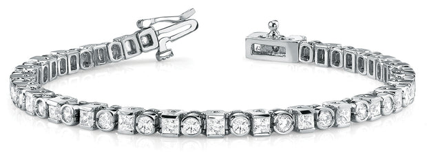 Multi-Diamond Fashion Tennis Bracelet