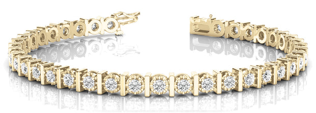 14K Yellow Gold 1/2 CT Diamond Fashion Bracelet