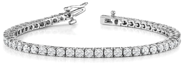 Multi-Diamond Line Fashion Bracelet