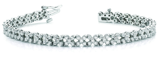 Multi-Diamond Fashion Tennis Bracelet