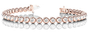 Rose Gold Diamond Tennis Bracelet | 1 CTW