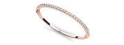 14K Rose Gold Diamond Fashion Bangle