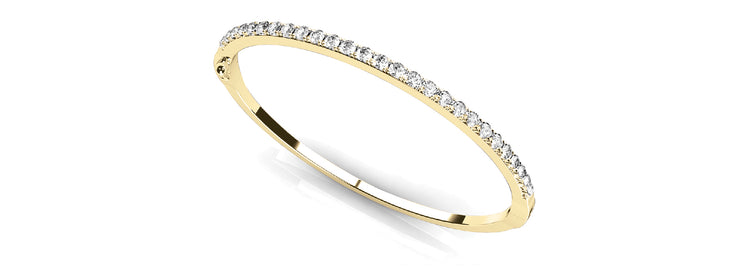 14K Yellow Gold 1ctw Round Diamond Fashion Bracelet