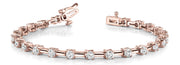14K Rose Gold Diamond Fashion Bracelet