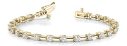 14K Yellow Gold 1ctw Round Diamond Fashion Bracelet