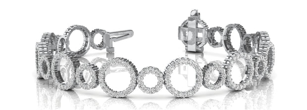 Multi-Diamond Fashion Tennis Bracelet