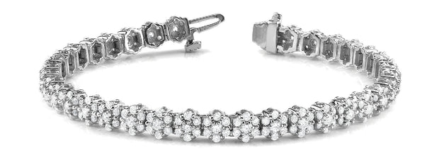 Multi-Diamond Fashion Bracelet