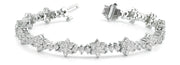 Multi-Diamond Fashion Tennis Bracelet