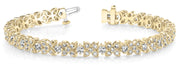 14K Yellow Gold Diamond Fashion Bracelet