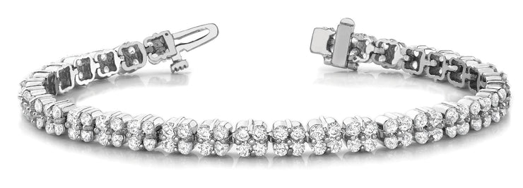 Multi-Diamond Fashion Tennis Bracelet