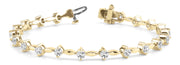14K Yellow Gold 1ctw Round Diamond Fashion Bracelet