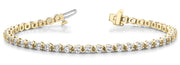14K Yellow Gold Diamond Tennis Bracelet