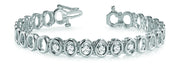 Multi-Diamond Fashion Tennis Bracelet