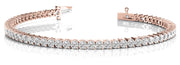 Rose Gold 1 CT Diamond Tennis Bracelet