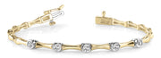 14K Yellow Gold 1/4 CT Diamond Fashion Bracelet