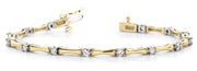 14K Yellow Gold 1ctw Diamond Fashion Bracelet