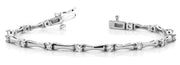 Multi-Diamond Round Stone Fashion Bracelet