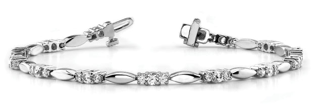 Multi-Diamond Fashion Bracelet