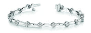 Multi-Diamond Fashion Tennis Bracelet