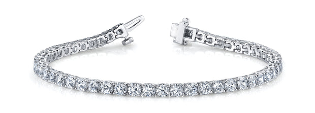 Multi-Diamond Line Fashion Bracelet