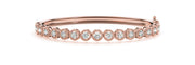 14K Rose Gold Diamond Fashion Bracelet
