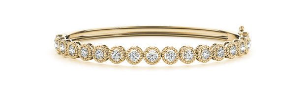 14K Yellow Gold 5/8 ct Diamond Fashion Bracelet