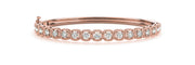 14K Rose Gold Diamond Fashion Bracelet