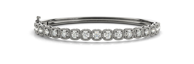 Multi-Diamond Round Stone Fashion Bracelet