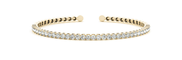 14K Yellow Gold Diamond Fashion Bracelet