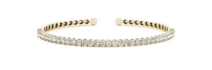 14K Yellow Gold Diamond Fashion Bracelet